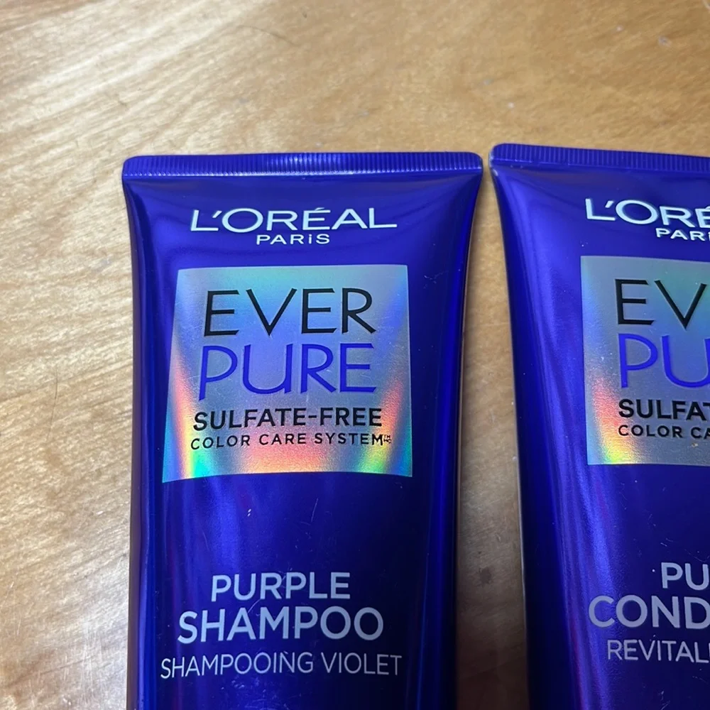 L’ORÉAL PARiS‎ EVER PURE Sulfate-Free, PURPLE SHAMPOO and PURPLE CONDITIONER